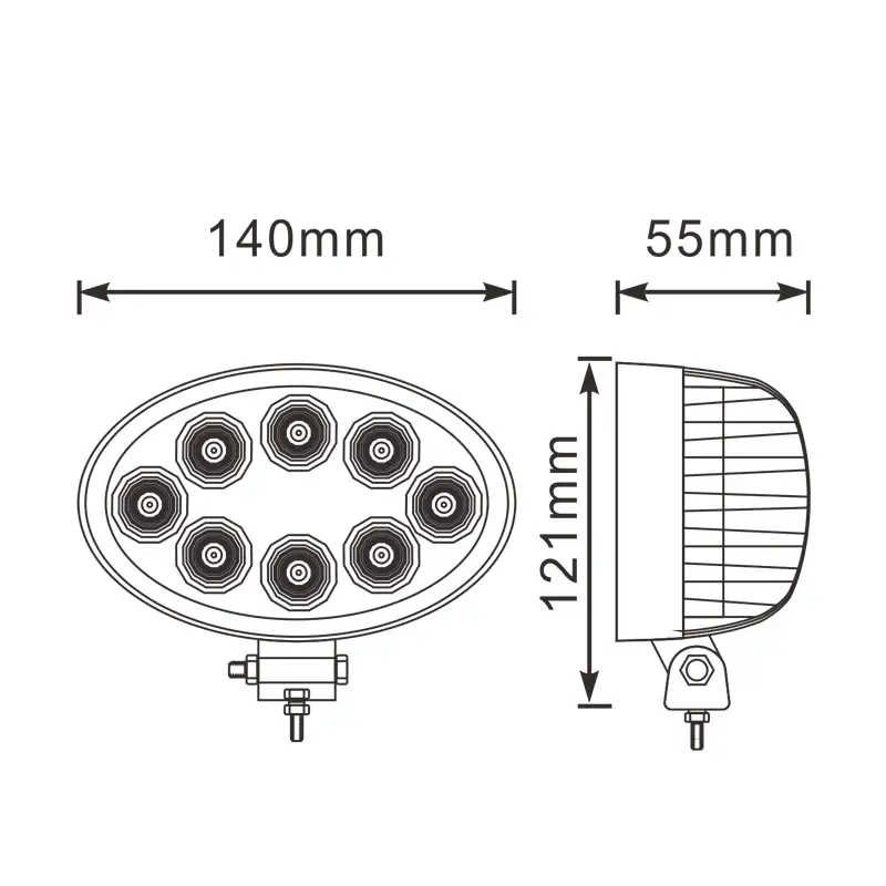 210049 - Agricultural Vehicle LED Work Light