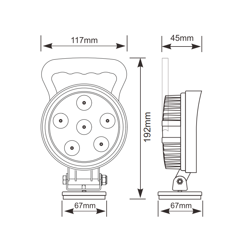 PWLSW-0002-18W - Portable LED Work Light