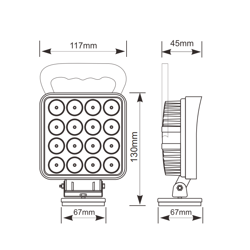 PWLSW-0009-48W - Portable LED Work Light