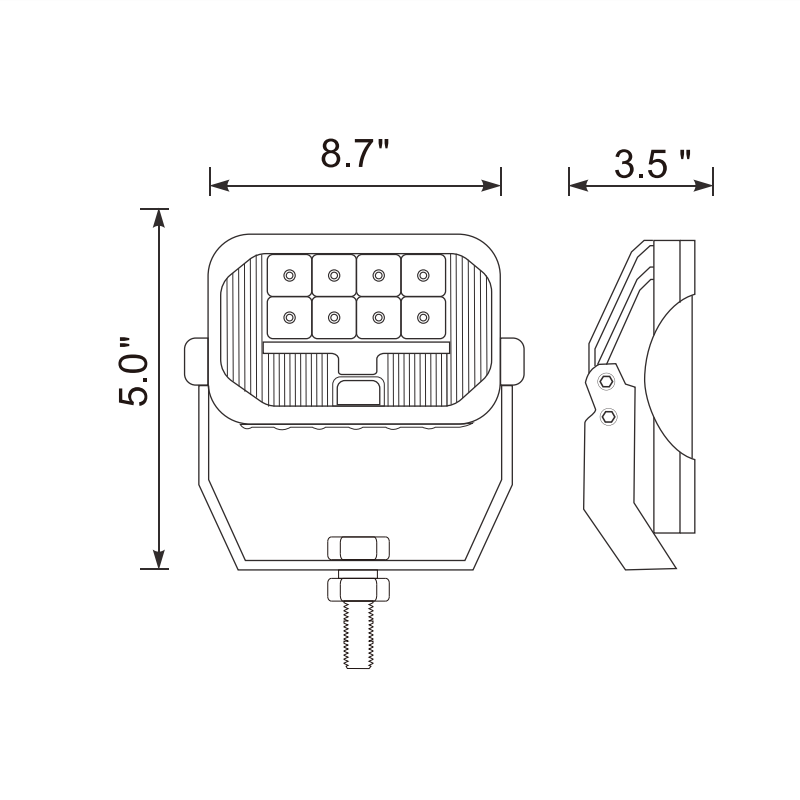 210633 - DT Plug LED Work Light