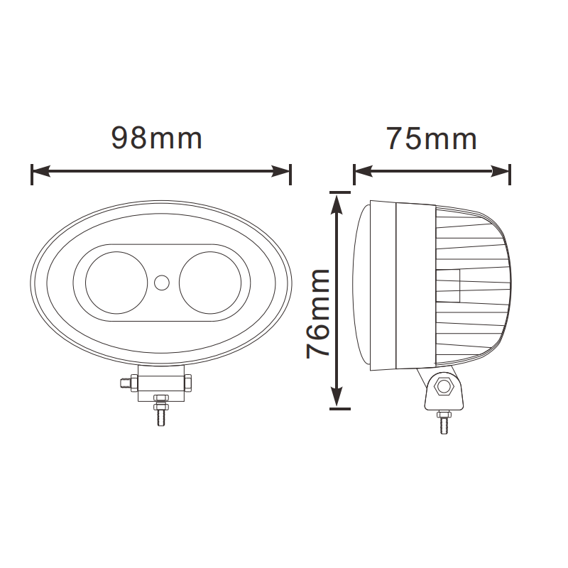 210032C - Forklift Safety LED Work Light