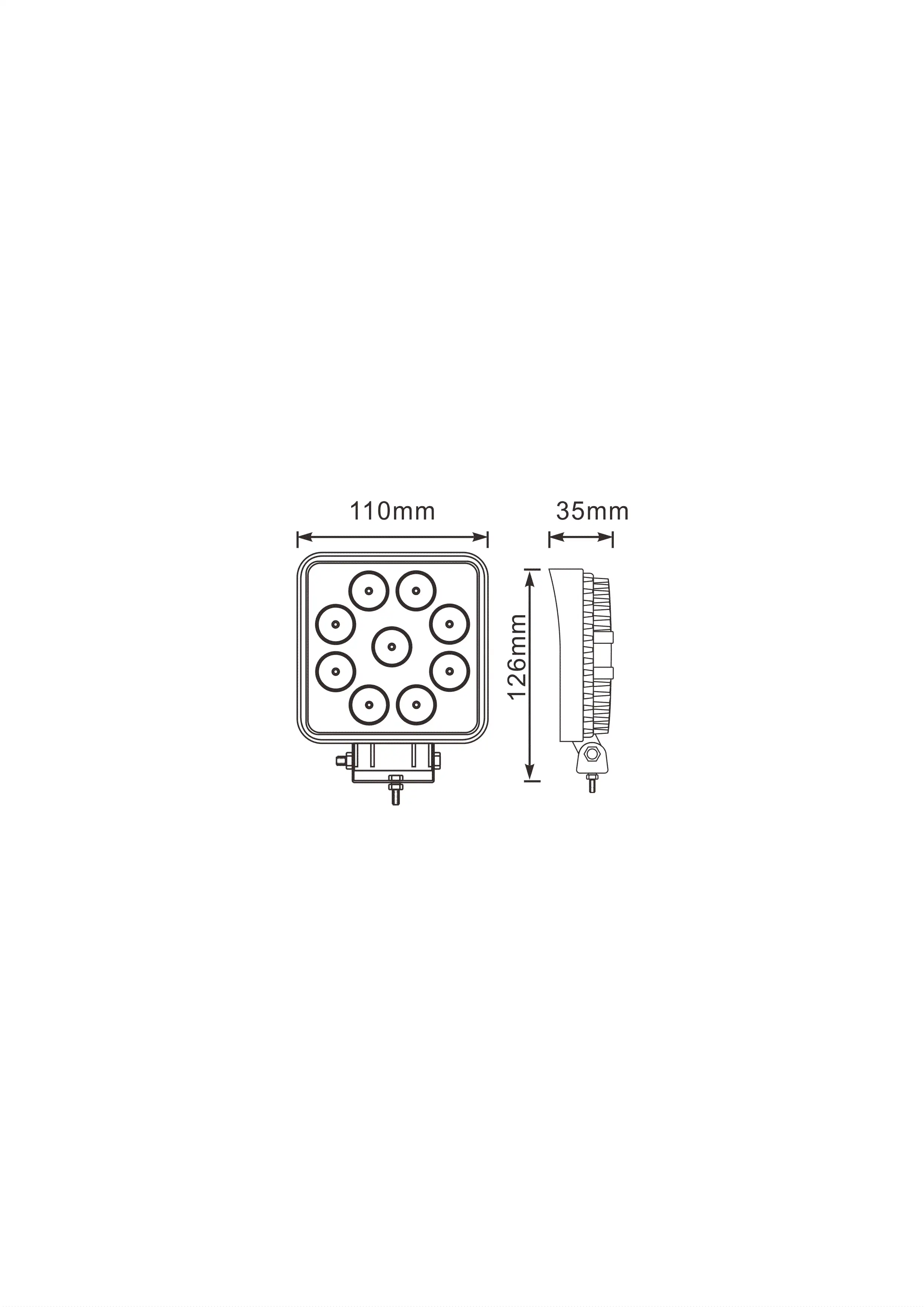 210050B - Regular LED Work Light