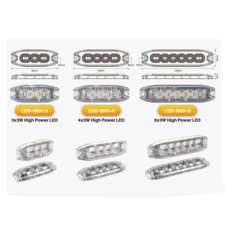 LED-1801-3 - LED Strobe Light