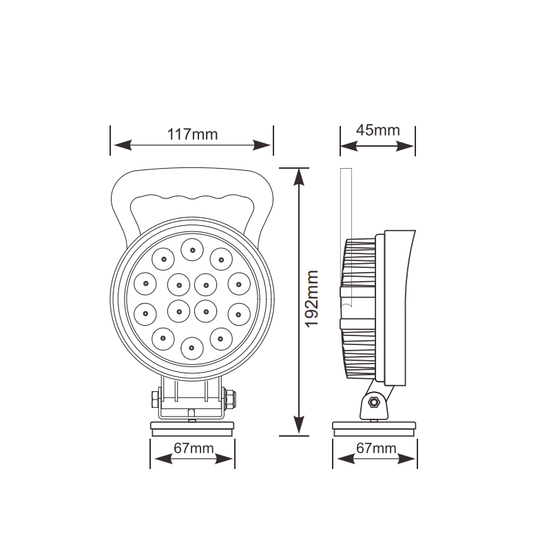 PWLSW-0008-42W - Portable LED Work Light