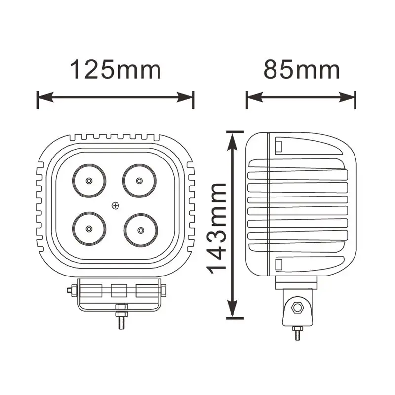 210216S - Mining Vehicle LED Work Light