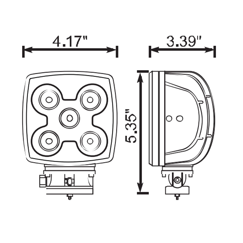 210083 - Mining Vehicle LED Work Light